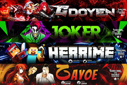 Twitch Gaming Logo & Banner