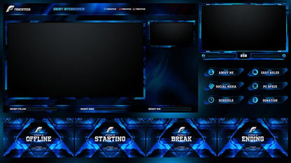 Twitch Overlay Panels And Intro Outro Brb